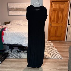 Aerie Classic Black Maxi Dress
